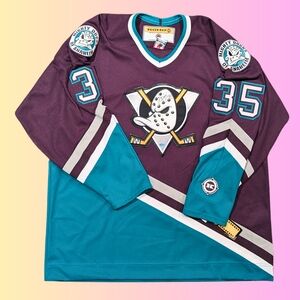 Mighty Ducks Of Anaheim Jersey Jean-Sébastien Giguère Signed and Certified